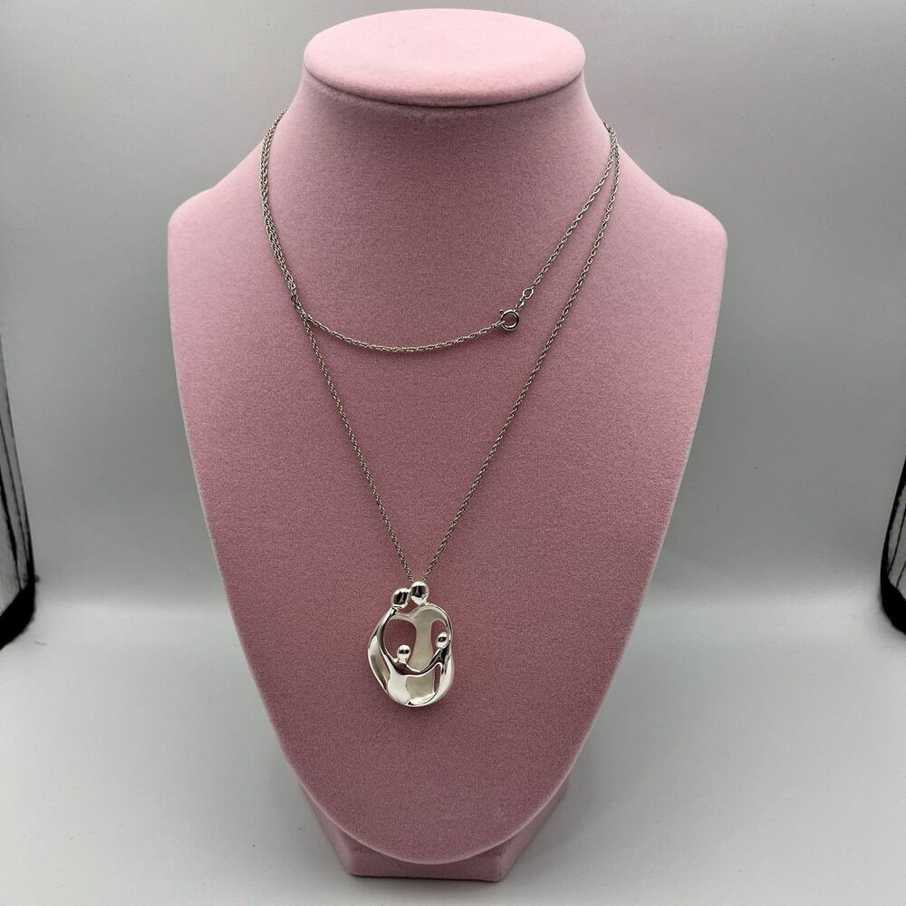 Carolyn pollack Loving Family Small Sterling silver Necklace